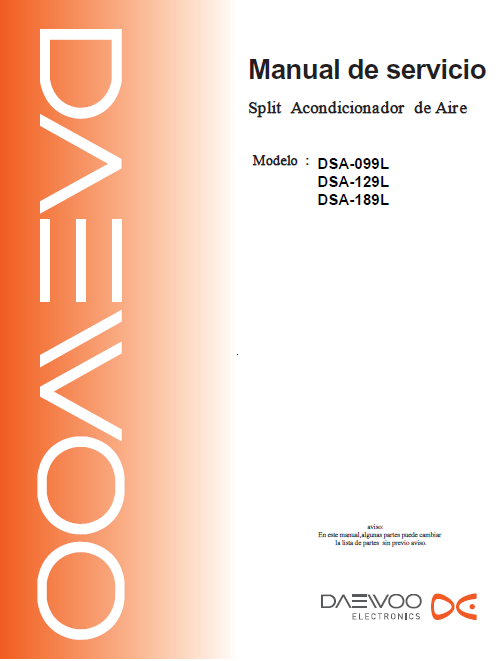 daewoo dmq1457 service manual
